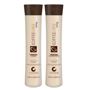 Set Sampon si Masca Fortifianta Coffee Care Strong 300ml Set Sampon si Masca Fortifianta Coffee Care Strong 300ml