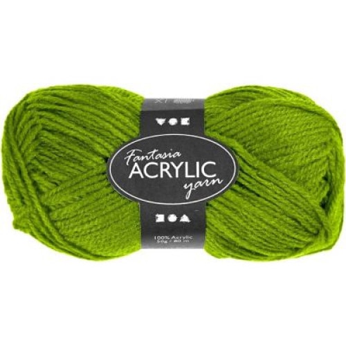 Fir acrilic, 20x50g / Light green, lungime 80 m