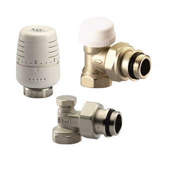 Set robineti calorifer - cap termostatic + robinet termostatat + retur 1/2 Set robineti calorifer - cap termostatic + robinet termostatat + retur 1/2
