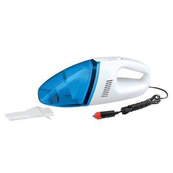 Aspirator auto 12V, 3,8 kPa, 90 W, alb/albastru Aspirator auto 12V, 3,8 kPa, 90 W, alb/albastru
