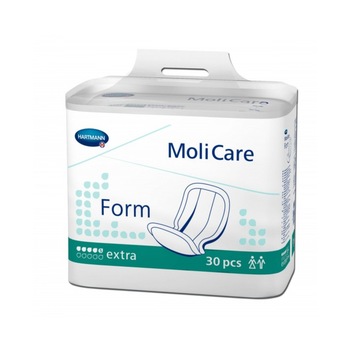 Tampoane incontinenta urinara, Hartmann Molicare Form (MoliForm), Extra - incontinenta medie, 30 bucati Tampoane incontinenta urinara, Hartmann Molicare Form (MoliForm), Extra - incontinenta medie, 30 bucati