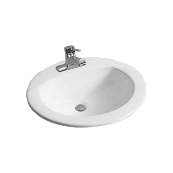 Lavoar incastrat in blat Victoria, Fluminia, 52x42,5 cm, Alb,ceramica sanitara Lavoar incastrat in blat Victoria, Fluminia, 52x42,5 cm, Alb,ceramica sanitara