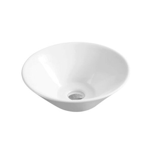 Lavoar pe blat Calgari, Fluminia, 43x43 cm, Alb,ceramica sanitara