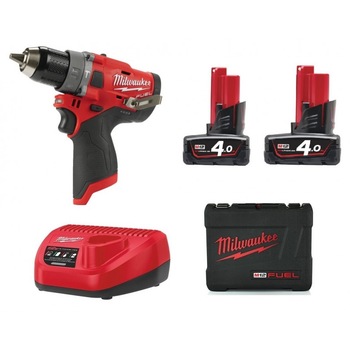 Masina de gaurit cu percutie, cu Acumulator, MODEL M12FPD-402X, 12V, 4.0AH Milwaukee Masina de gaurit cu percutie, cu Acumulator, MODEL M12FPD-402X, 12V, 4.0AH Milwaukee