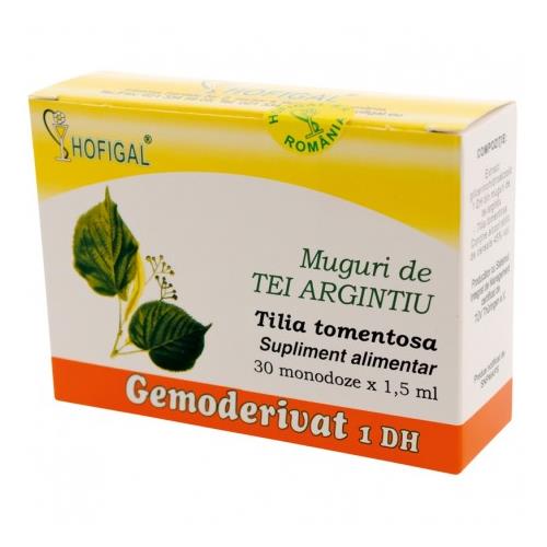 Muguri De Tei Argintiu - Gemoderivat 30 Monodoze Hofigal