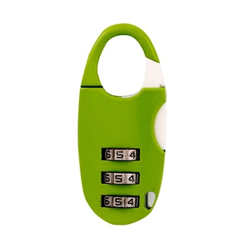 Lacat voiaj cu cifru Dunlop, forma eliptica, Verde Lacat voiaj cu cifru Dunlop, forma eliptica, Verde