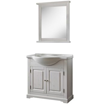 Set Baie Romance - Masca cu lavoar 85 cm si Oglinda Set Baie Romance - Masca cu lavoar 85 cm si Oglinda