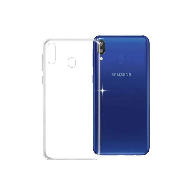 Husa protectie slim, Samsung Galaxy M20, Silicon Transparent