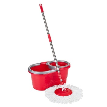 Mop rotativ din microfibra , usor de spalat si intretinut , lungime maner ajustabil 100-127cm , capacitate cuva 5 L Mop rotativ din microfibra , usor de spalat si intretinut , lungime maner ajustabil 100-127cm , capacitate cuva 5 L