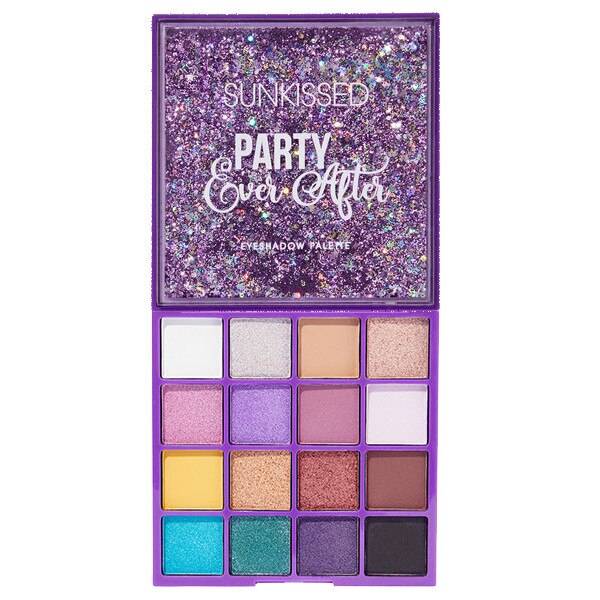 Paleta de farduri SUNKISSED Party Ever After, 16 Culori, 16 g