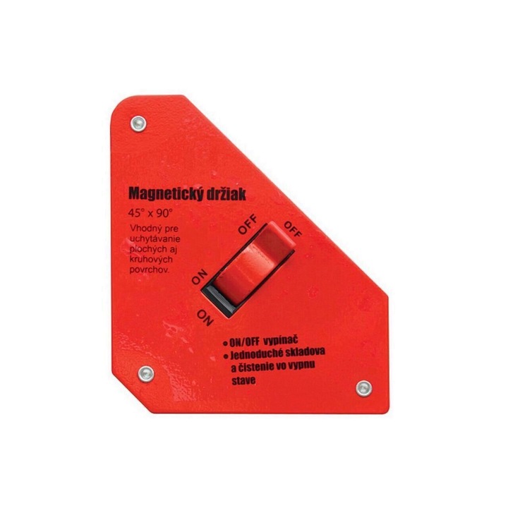 Mágneses hegesztőkészülék, Strend Pro QJ6005, mágneses, 4-3/8"x3-3/4"x1", 12 kg, BE/KI