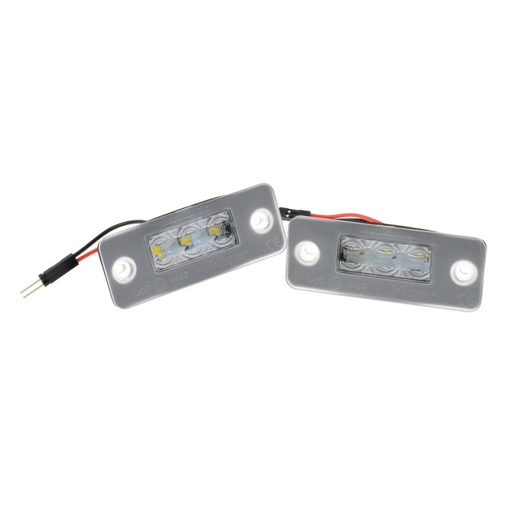 Set 2 lampi LED, iluminare placuta de inmatriculare Audi A8 D3 Einparts EP108OE