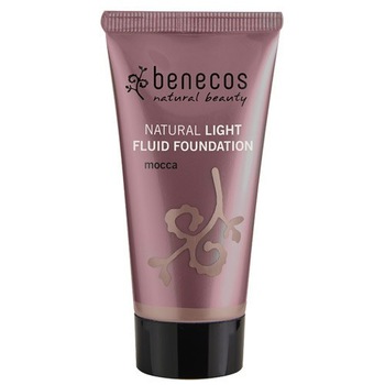 Fond de ten natural light fluid Mocca, ten inchis, Benecos, 30 ml Fond de ten natural light fluid Mocca, ten inchis, Benecos, 30 ml