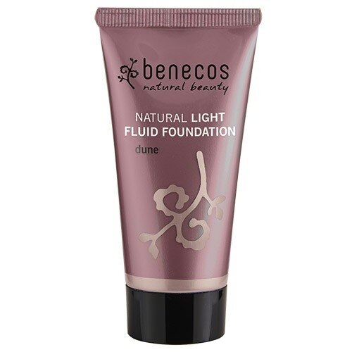 Fond de ten natural light fluid Dune pentru ten deschis, Benecos, 30 ml