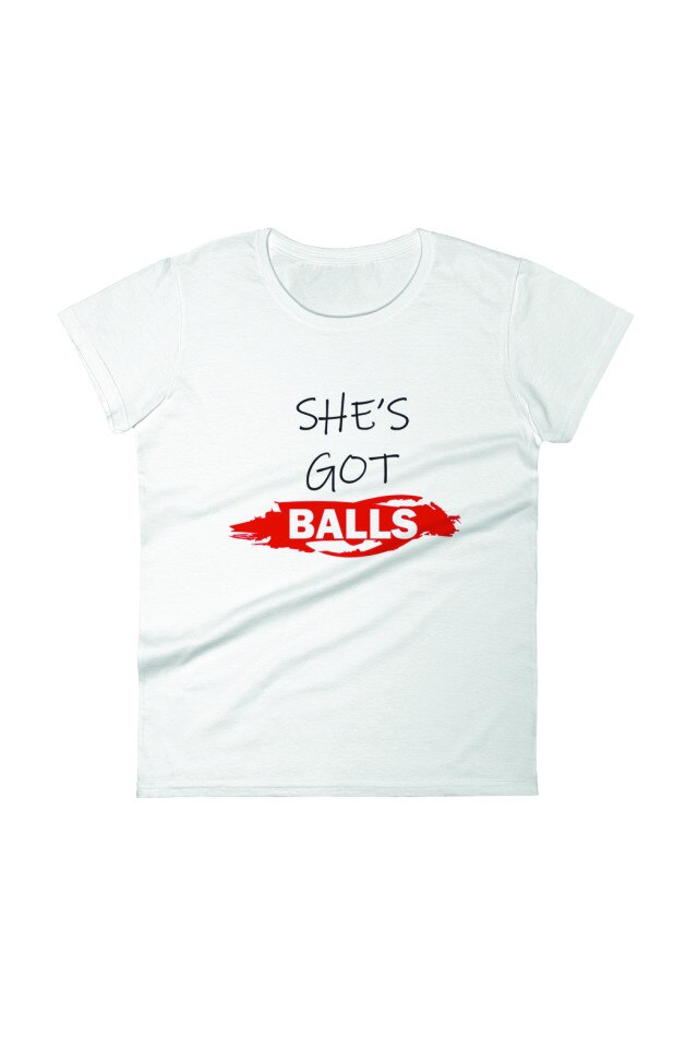Tricou-She's got balls, Alb