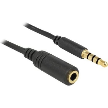 Cablu prelungitor (extensie) Audio Stereo Jack 3.5 mm tata - mama IPhone 4 pin 1 m, Delock - 84666 Cablu prelungitor (extensie) Audio Stereo Jack 3.5 mm tata - mama IPhone 4 pin 1 m, Delock - 84666