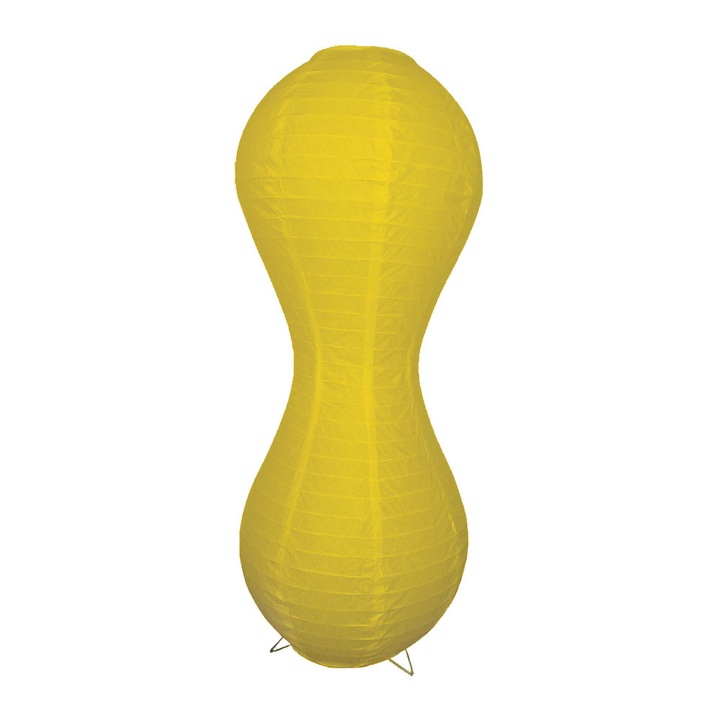 Lampadar Pliabil Klara, 2xE27, 40W, 40x100cm, cu fir 1.8m, Galben