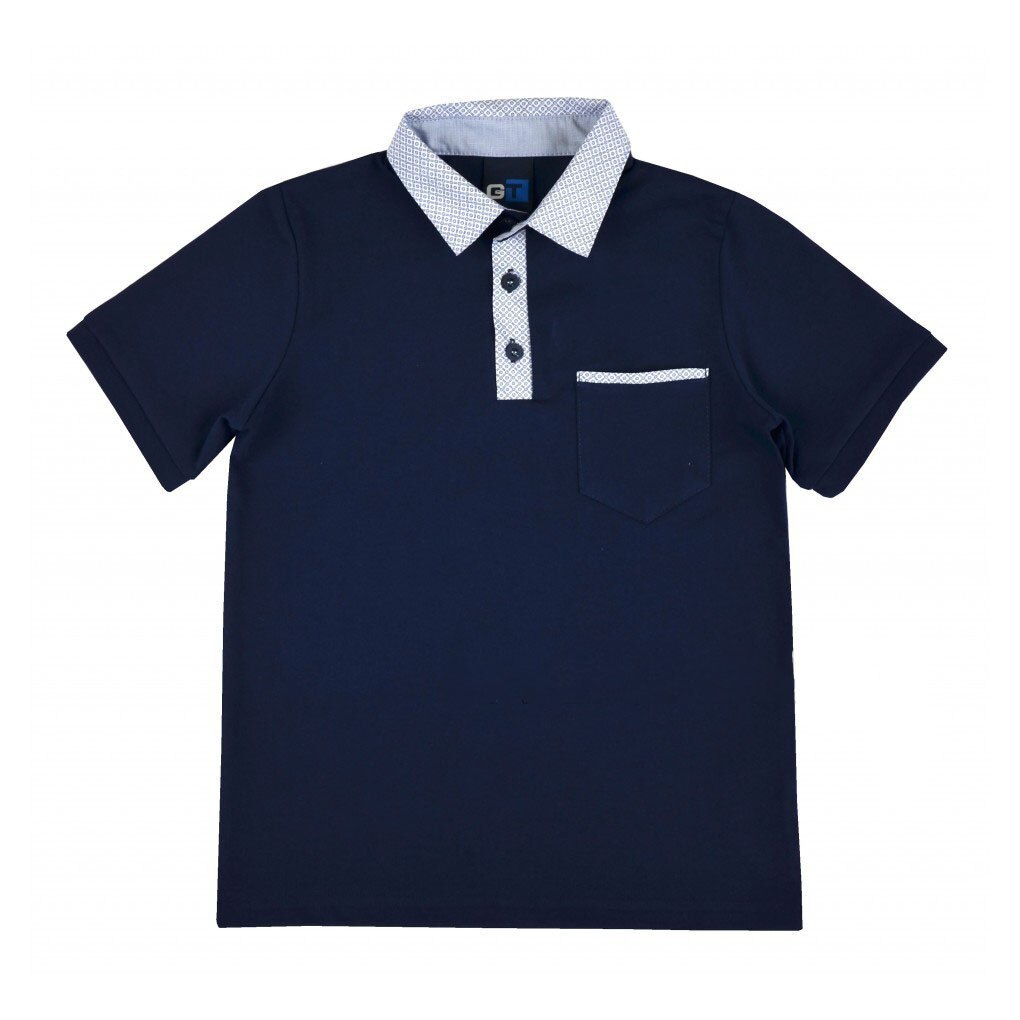 Tricou maneca scurta baieti GT GT-6626, Bleumarin