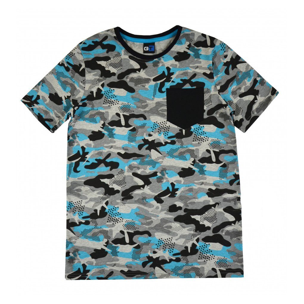 Tricou maneca scurta baieti GT GT-6604, Multicolor, 170