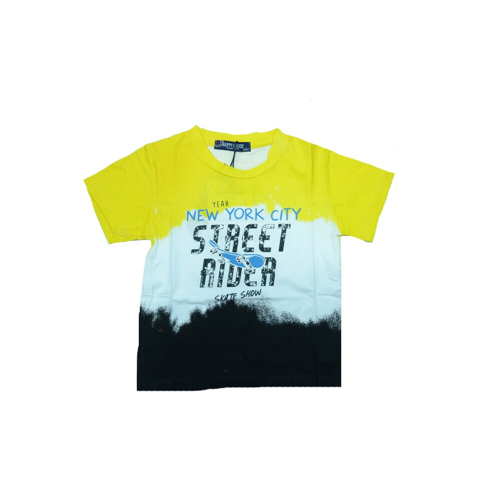 Tricou cu maneca scurta baieti Happy House HB-2218G, Multicolor 92 cm