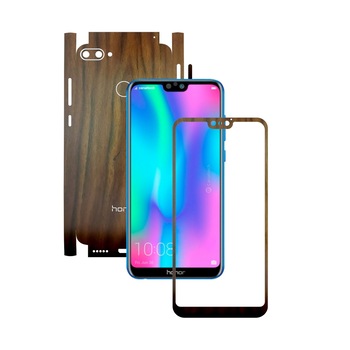 Folie Protectie Carbon Skinz pentru Huawei Honor 9N (9i) 2018 - Lemn Nuc 360 Cut, Skin Adeziv Full Body Cover pentru Rama Ecran, Carcasa Spate si Laterale Folie Protectie Carbon Skinz pentru Huawei Honor 9N (9i) 2018 - Lemn Nuc 360 Cut, Skin Adeziv Full Body Cover pentru Rama Ecran, Carcasa Spate si Laterale