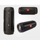 Charge 2+ Hordozható hangszóró, Boombox, Vízálló, 3200 mAh, 5 V, Bluetooth, USB, Aux bemenet, Kimenet telefon töltéshez, Fekete