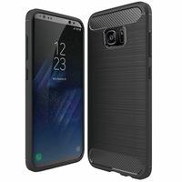 Husa Samsung Galaxy S7 Edge Tpu, carbon, Negru