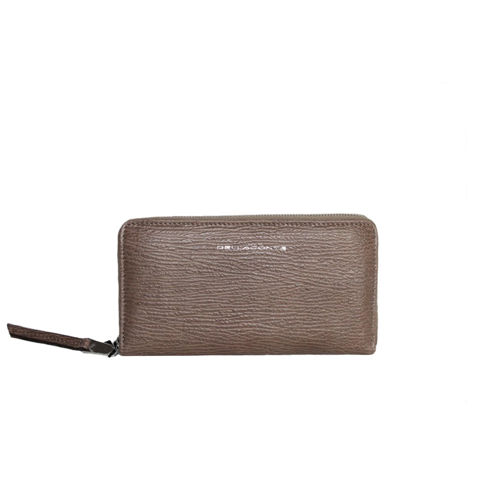 Portofel dama din piele naturala, Dellaconte, Taupe 5416-41
