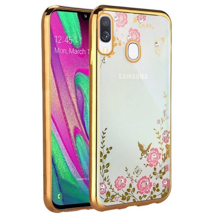 Husa Samsung Galaxy A30 / A20 Tpu Flori Gold
