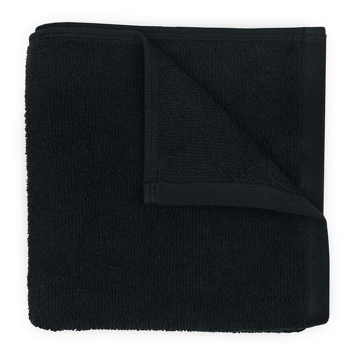 Prosop Salon Colorfix, Negru, 45x90 cm, 100% bumbac