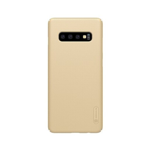 Husa Plastic Nillkin Frosted pentru Samsung Galaxy S10 G973, Auriu