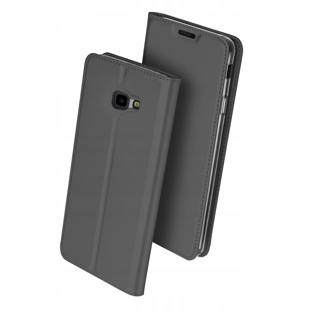 Husa Piele DUX DUCIS Skin pentru Samsung J4 Plus (2018) J415, Gri