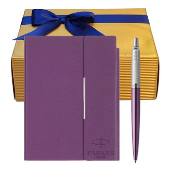 Set Parker pix Jotter Royal Violet si notes B6 violet Set Parker pix Jotter Royal Violet si notes B6 violet