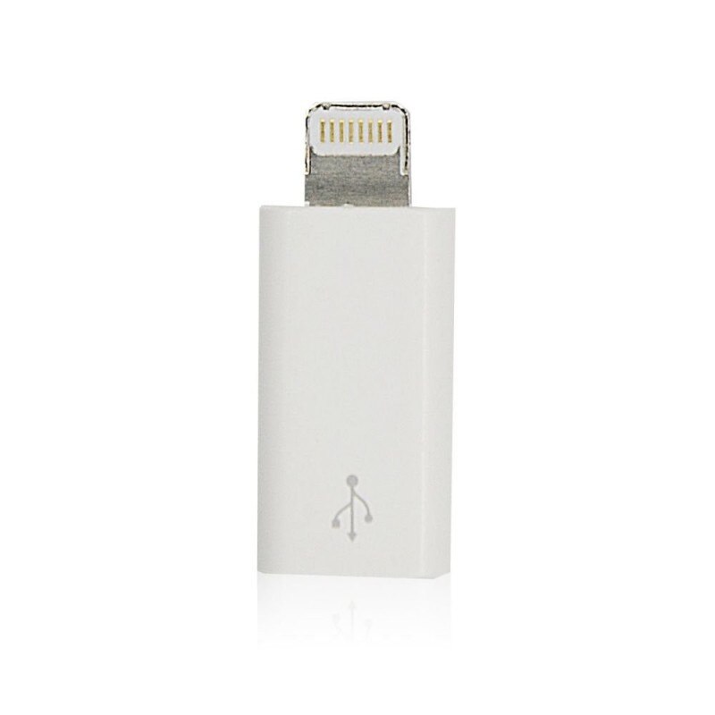 Adaptor IMPORTGSM MicroUSB (mama) to Lightning Alb