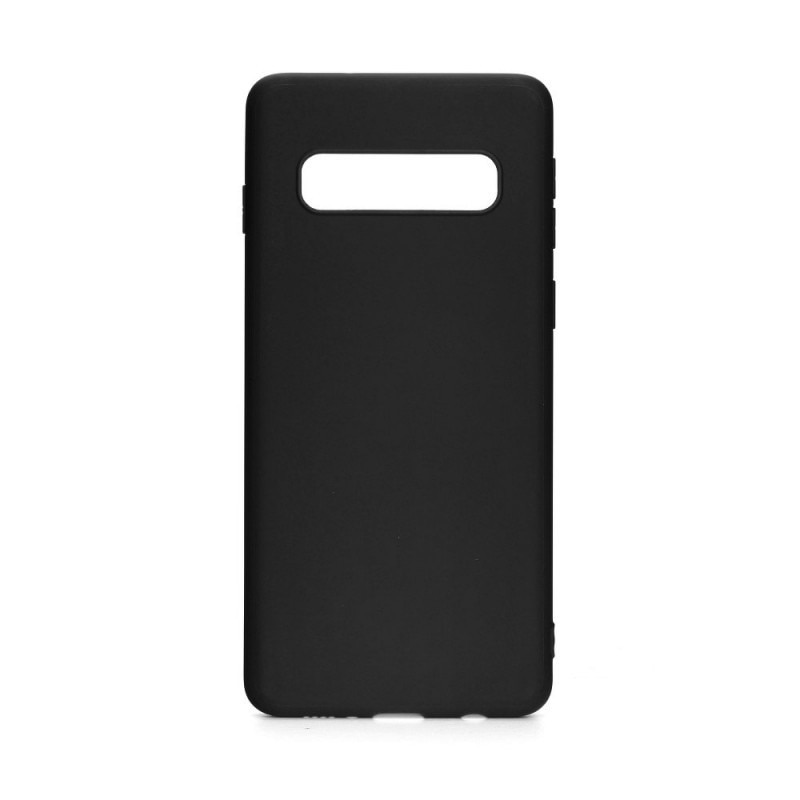 Husa IMPORTGSM pentru Samsung Galaxy S10 (G973), Silicon Capac Spate Soft Touch Neagra
