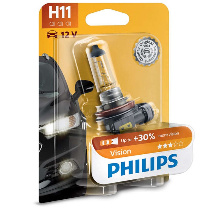 Bec auto Philips H11 Vision +30