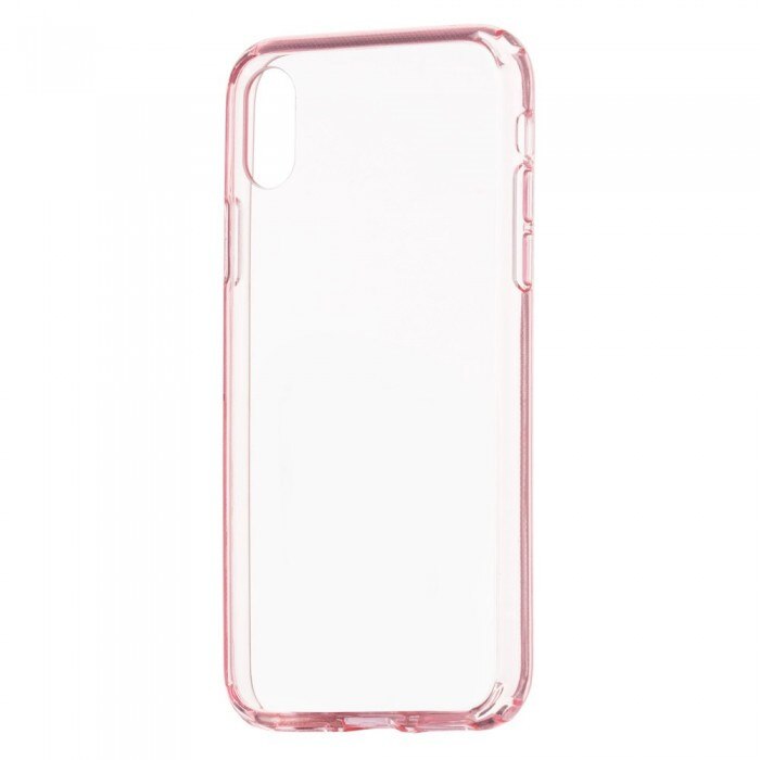 Husa de protectie, Remax Crystal Shield, iPhone X/XS, Roz Transparent