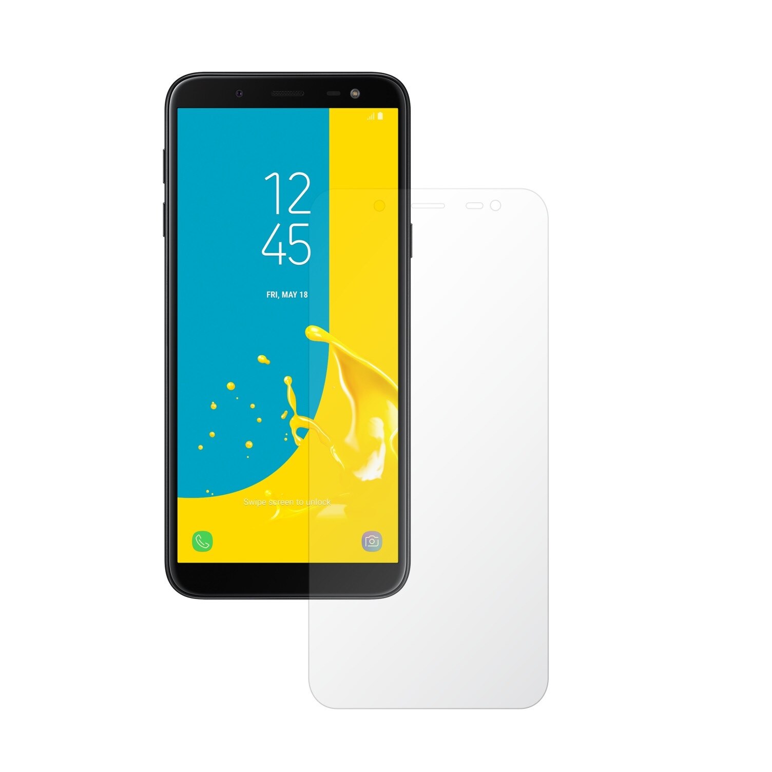 Folie Protectie Ecran Invisible Skinz UHD AutoRegeneranta pentru Samsung Galaxy J6 2018 - Folie Siliconica Ultra-Clear cu Acoperire Totala, Edge to Edge Full Display Cover, Adeziva si Foarte Flexibila