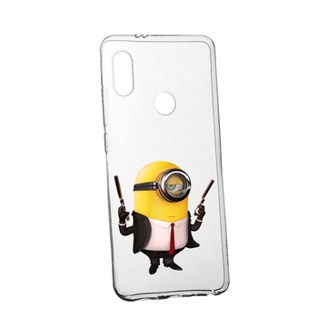 Husa de protectie Minion, Hitman pentru Samsung Galaxy A20e, rezistenta la uzura, anti-alunecare, din silicon Premium, 214 Husa de protectie Minion, Hitman pentru Samsung Galaxy A20e, rezistenta la uzura, anti-alunecare, din silicon Premium, 214