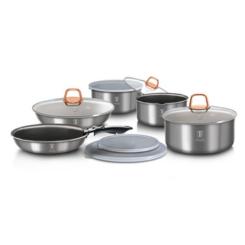 Set de oale 12 piese , invelis titaniu , Berlinger Haus , BH 6102 Set de oale 12 piese , invelis titaniu , Berlinger Haus , BH 6102