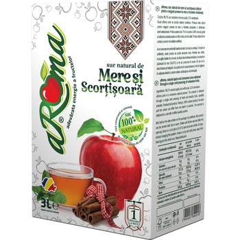Suc natural de mere si scortisoara, aRoma, 3L Suc natural de mere si scortisoara, aRoma, 3L