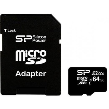 Card Silicon Power SP064GBSTXBU1V10SP Micro SDXC 64GB + Adaptor Card Silicon Power SP064GBSTXBU1V10SP Micro SDXC 64GB + Adaptor