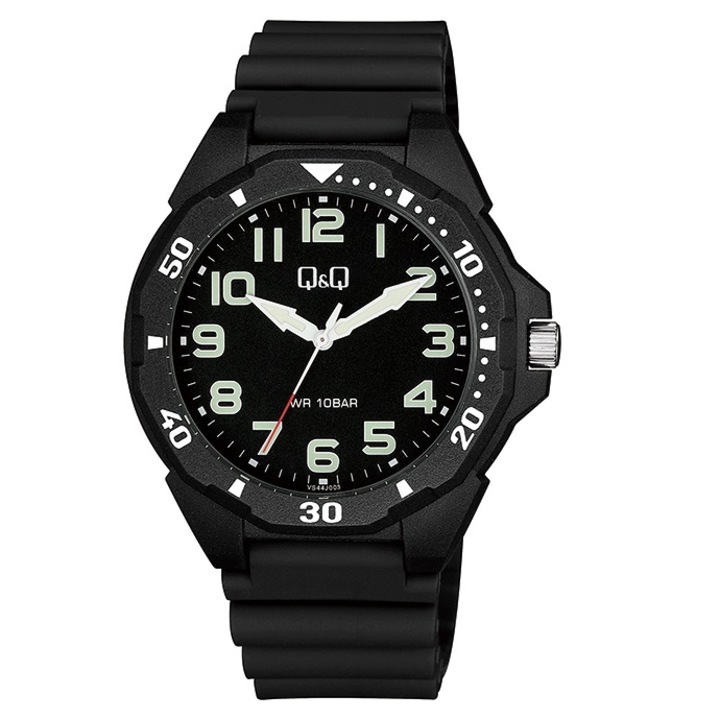 Ceas copii Q&Q VS44j003, activitati acvatice, Black