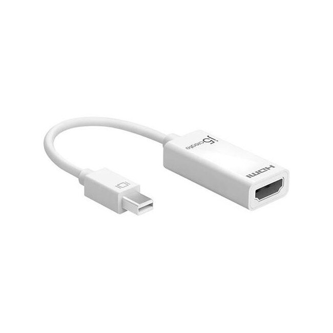 Adaptor j5create JDA159, mini DisplayPort la 4K HDMI, 125 mm
