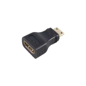 Adaptor Mini HDMI-HDMI , High Quality , Negru Adaptor Mini HDMI-HDMI , High Quality , Negru
