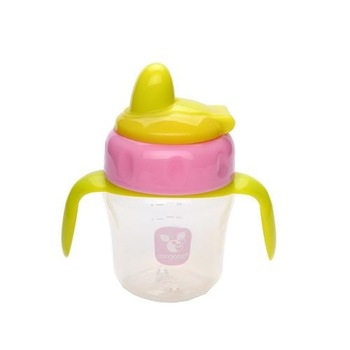 Biberon cescuta pentru copii cu maner detasabil si capac Cangaroo™ Sippy Cup PINK, 6 luni+, 150 ml, 5 masuri, pentru apa, lapte si ceai, Roz Biberon cescuta pentru copii cu maner detasabil si capac Cangaroo™ Sippy Cup PINK, 6 luni+, 150 ml, 5 masuri, pentru apa, lapte si ceai, Roz