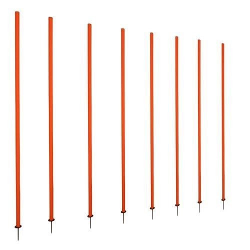 Set 8 bare antrenament cu cap metalic, Neumann, 1.60 m