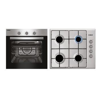 Pachet Samus Cuptor incorporabil Samus SC616GTXV, Plita incorporabila Samus PS646GXS Pachet Samus Cuptor incorporabil Samus SC616GTXV, Plita incorporabila Samus PS646GXS