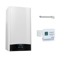 pachet avantaj centrala termica in condensare ariston genus one 24 kw kit de evacuare gaze arse si termostat wireless incluse imagen 23_0_
0