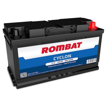 Baterie auto Rombat CYCLON 12 V, 100 AH, Autoturisme Baterie auto Rombat CYCLON 12 V, 100 AH, Autoturisme